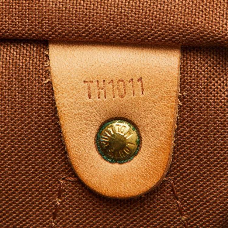 Pre Owned Louis Vuitton Monogram Canvas Speedy 30 Bag