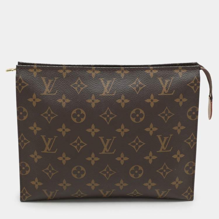 Pre Owned Louis Vuitton Monogram Canvas Toiletry Pouch 26