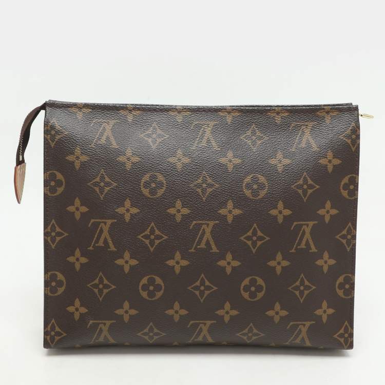 Pre Owned Louis Vuitton Monogram Canvas Toiletry Pouch 26