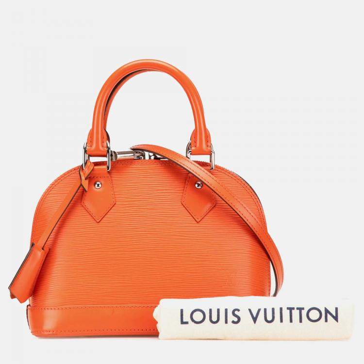 Pre Owned Louis Vuitton Orange Epi Alma BB