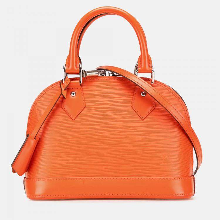 Pre Owned Louis Vuitton Orange Epi Alma BB