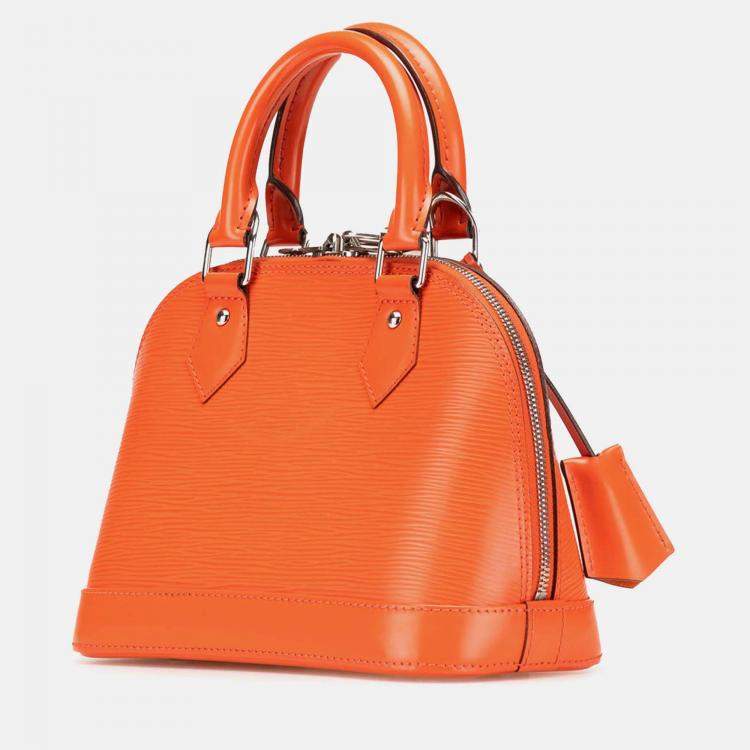 Pre Owned Louis Vuitton Orange Epi Alma BB