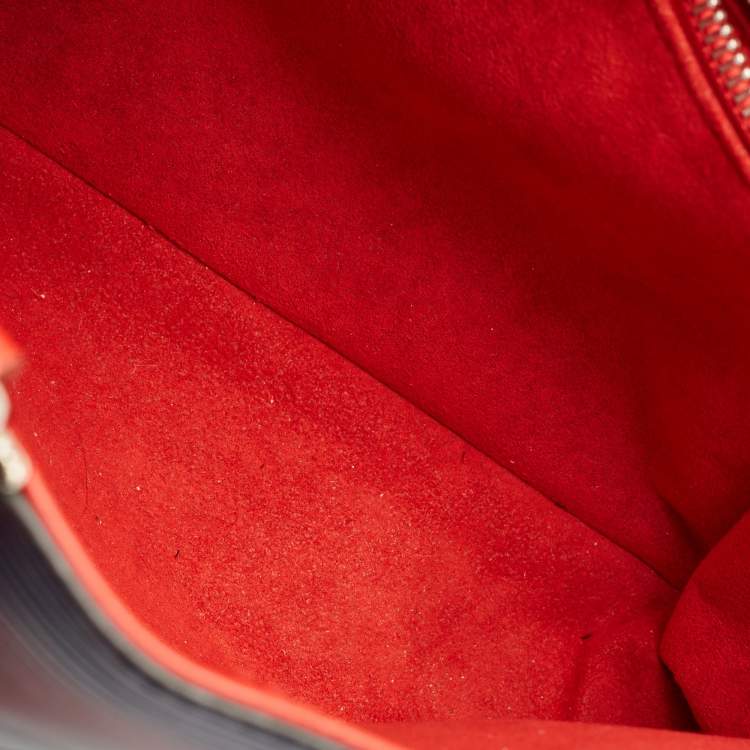 مملوكة مسبقًا Louis Vuitton Saphir/Red Epi Leather Kleber PM Bag