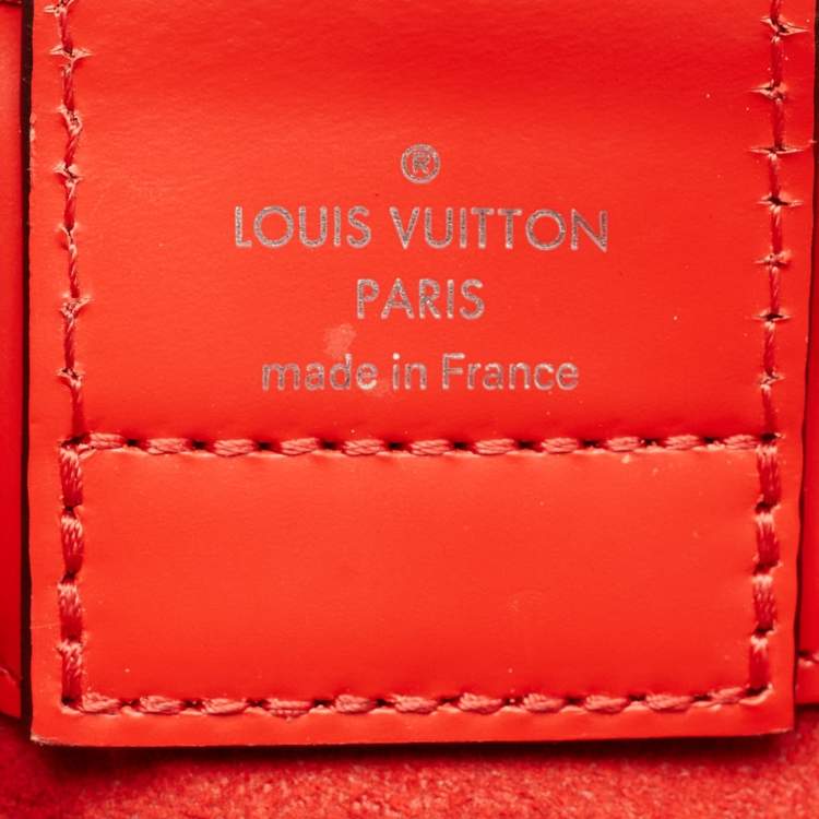مملوكة مسبقًا Louis Vuitton Saphir/Red Epi Leather Kleber PM Bag