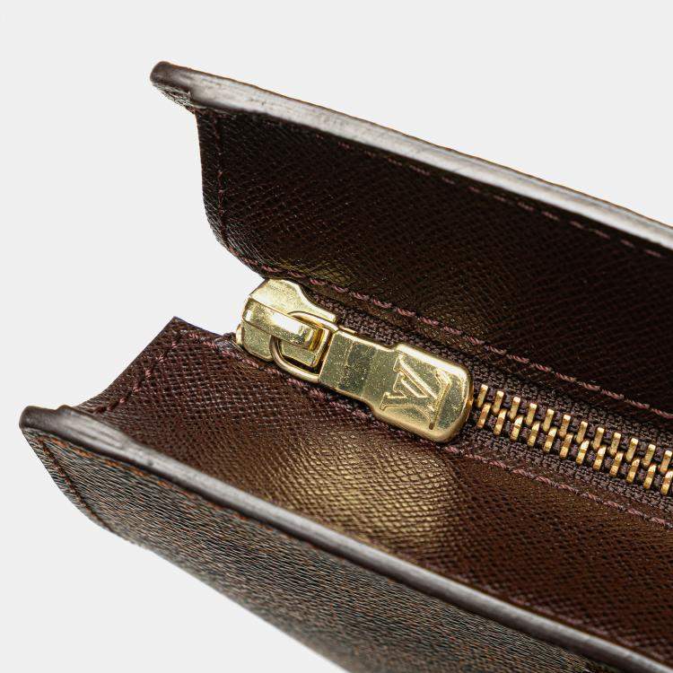 Pre Owned Louis Vuitton Brown Damier Ebene Venice Sac Plat