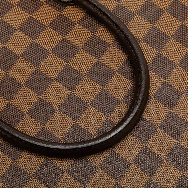 Pre Owned Louis Vuitton Brown Damier Ebene Venice Sac Plat