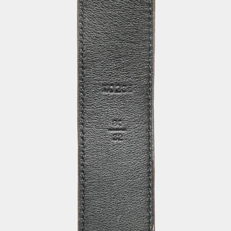 Pre Owned Louis Vuitton Brown Monogram Daily Multi Pocket 30mm Belt