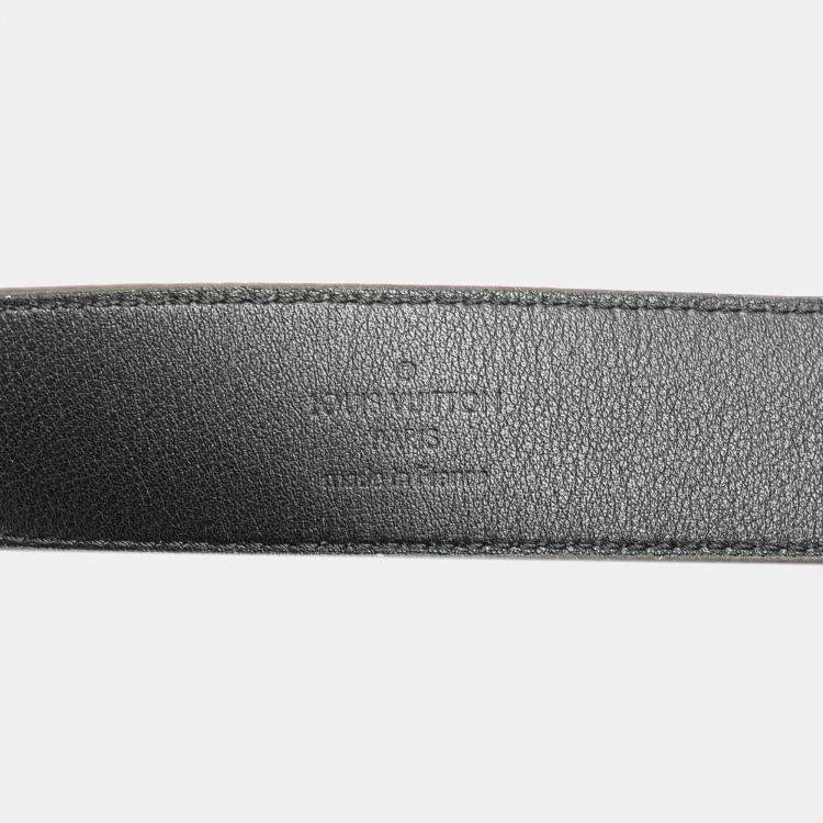 Pre Owned Louis Vuitton Brown Monogram Daily Multi Pocket 30mm Belt