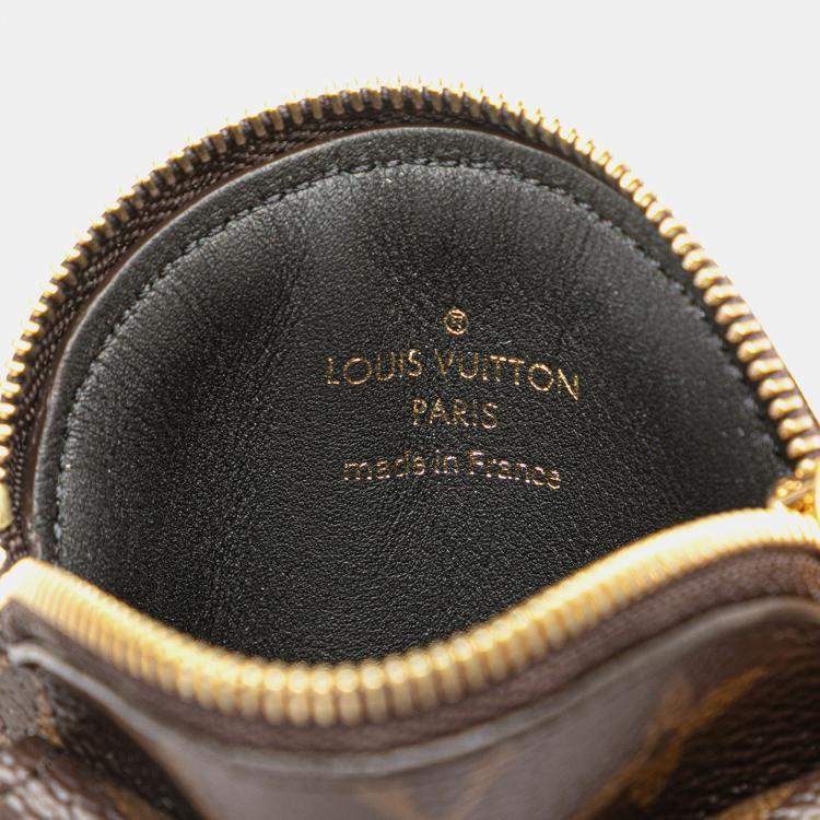 Pre Owned Louis Vuitton Brown Monogram Daily Multi Pocket 30mm Belt