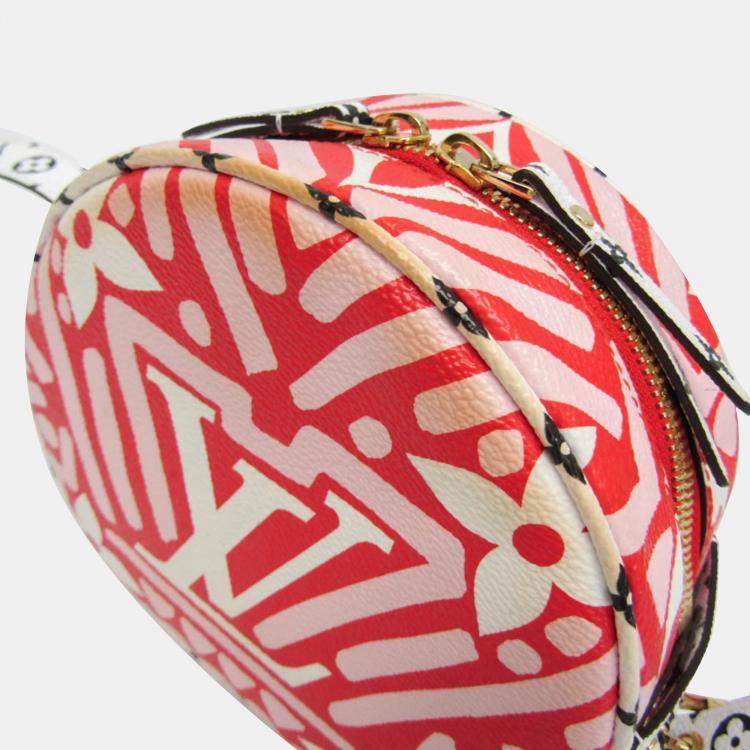 مملوكة مسبقًا Louis Vuitton Boite Chapeau Souple Shoulder Bag Blanc Rouge