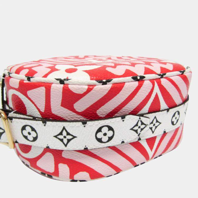 مملوكة مسبقًا Louis Vuitton Boite Chapeau Souple Shoulder Bag Blanc Rouge