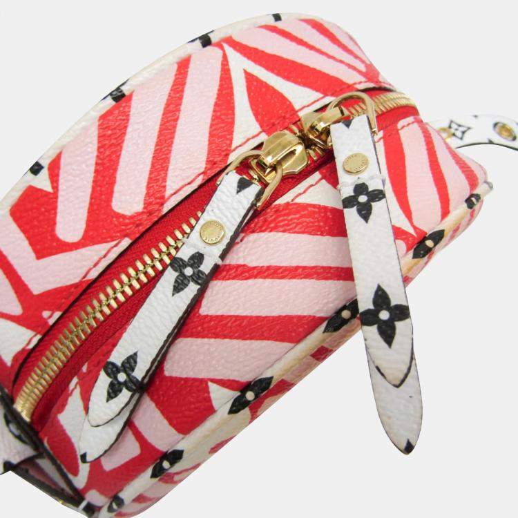 مملوكة مسبقًا Louis Vuitton Boite Chapeau Souple Shoulder Bag Blanc Rouge