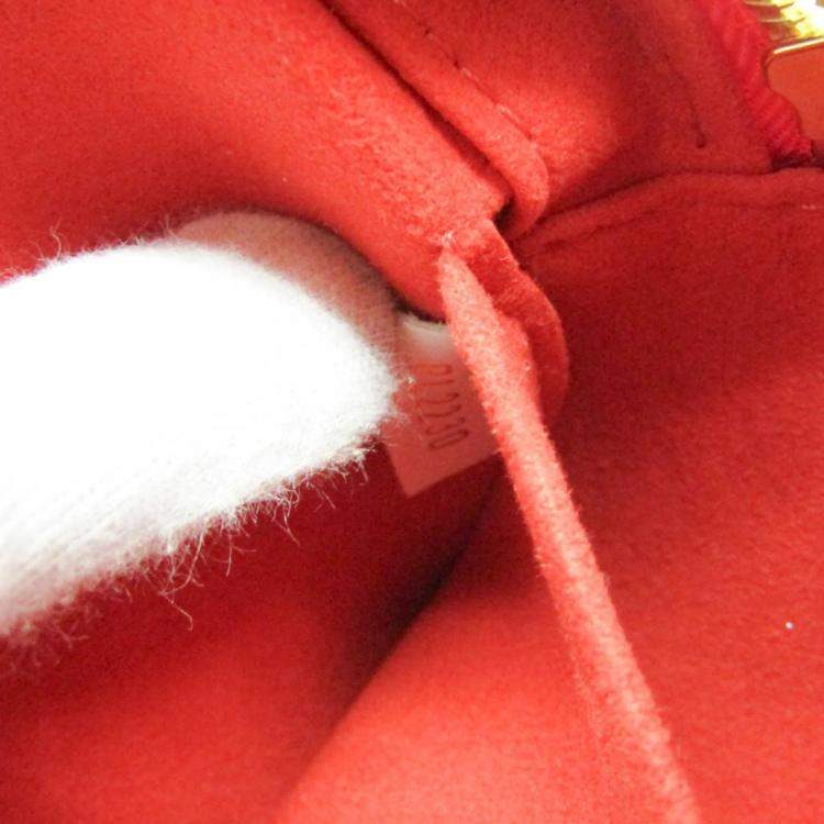 مملوكة مسبقًا Louis Vuitton Boite Chapeau Souple Shoulder Bag Blanc Rouge