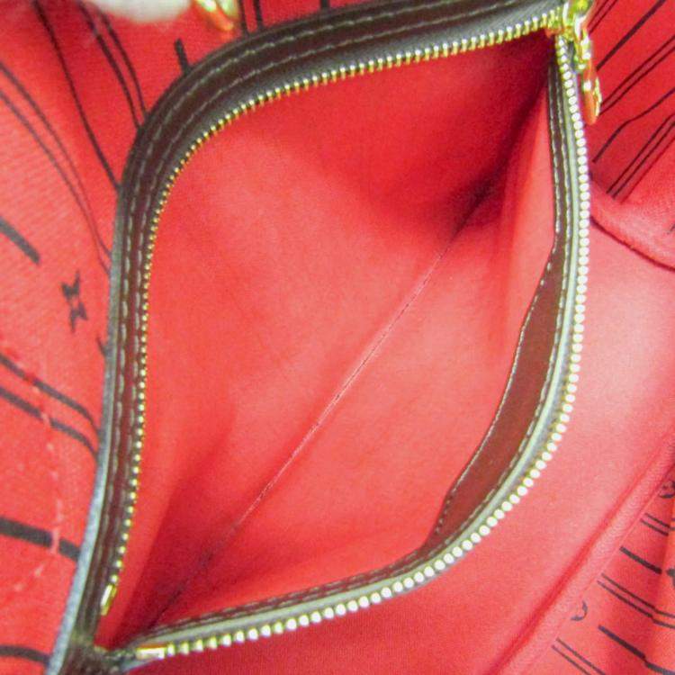 Pre Owned Louis Vuitton Damier Neverfull PM Tote Bag Ebene