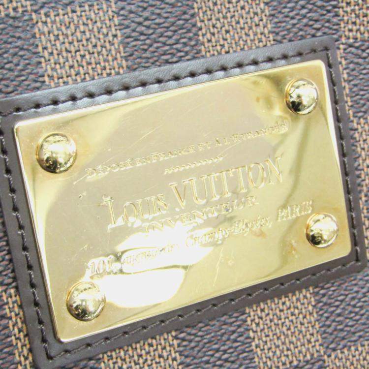 Pre Owned Louis Vuitton Damier Thames GM Shoulder Bag Ebene