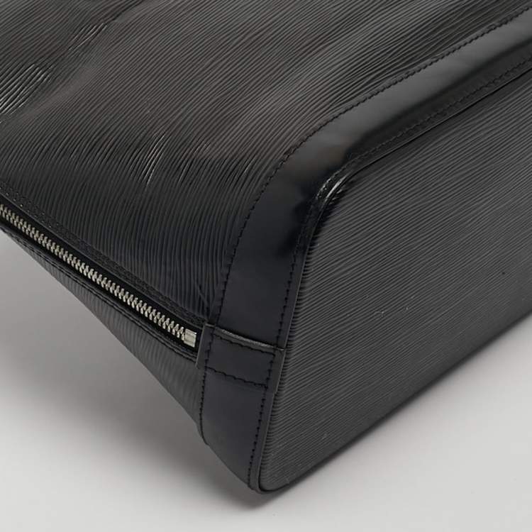 Pre Owned Louis Vuitton Black Epi Leather Alma PM Bag
