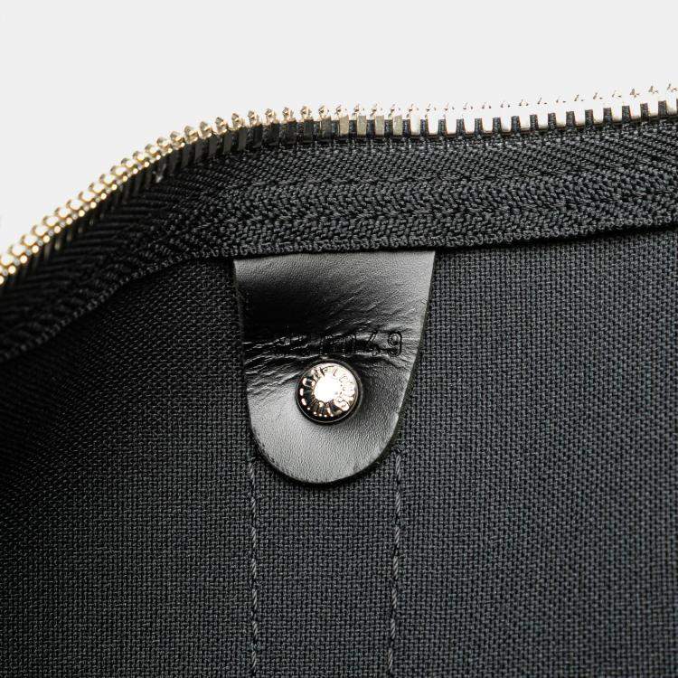Pre Owned Louis Vuitton Grey Damier Graphite Keepall Bandouliere 55