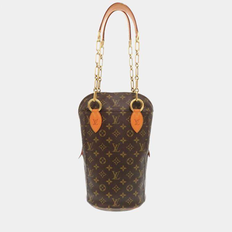 Pre Owned Louis Vuitton Karl Lagerfeld Punching Baby Monogram Shoulder Bag