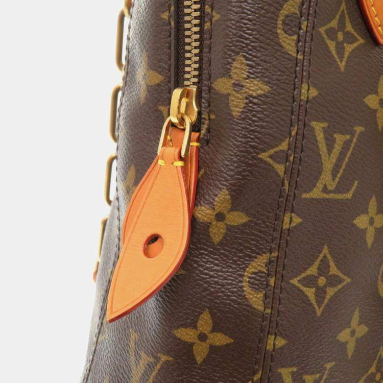 Pre Owned Louis Vuitton Karl Lagerfeld Punching Baby Monogram Shoulder Bag