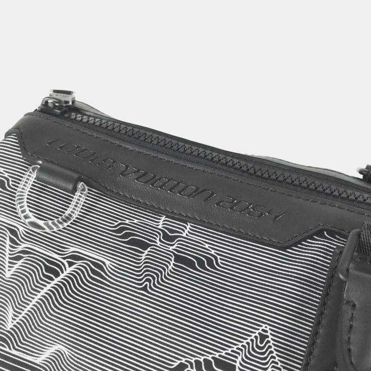 Pre Owned Louis Vuitton Keepall Bandouliere 50 Multicolor/Gray Monogram Leather and Nylon Travel Bag