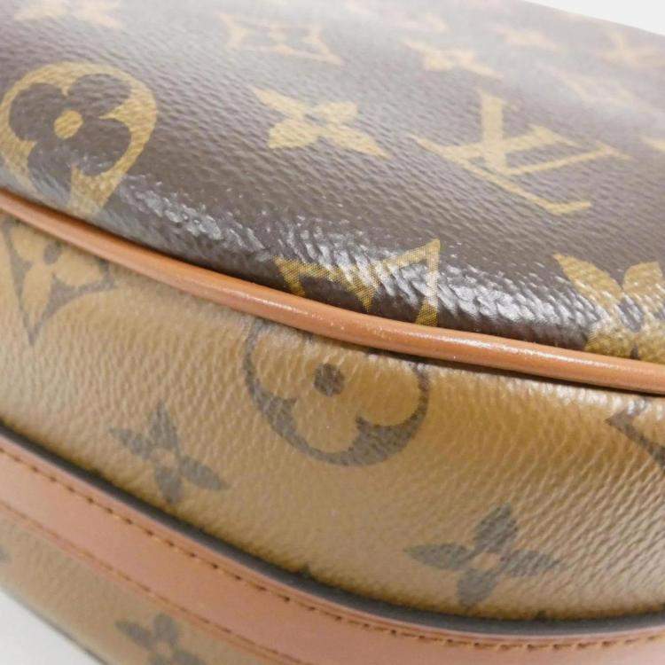 Pre Owned Louis Vuitton Loop Monogram Reverse Canvas Hobo Bag