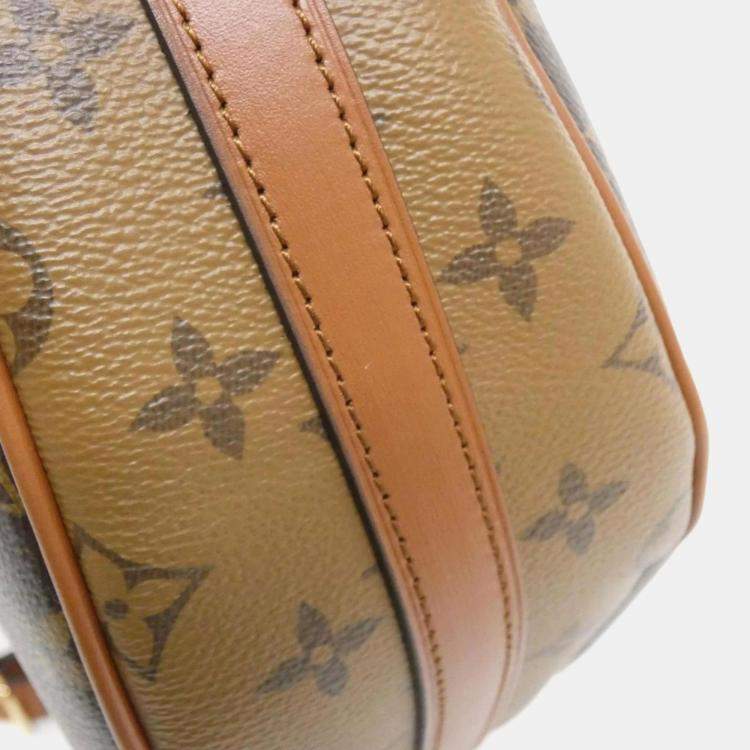 Pre Owned Louis Vuitton Loop Monogram Reverse Canvas Hobo Bag
