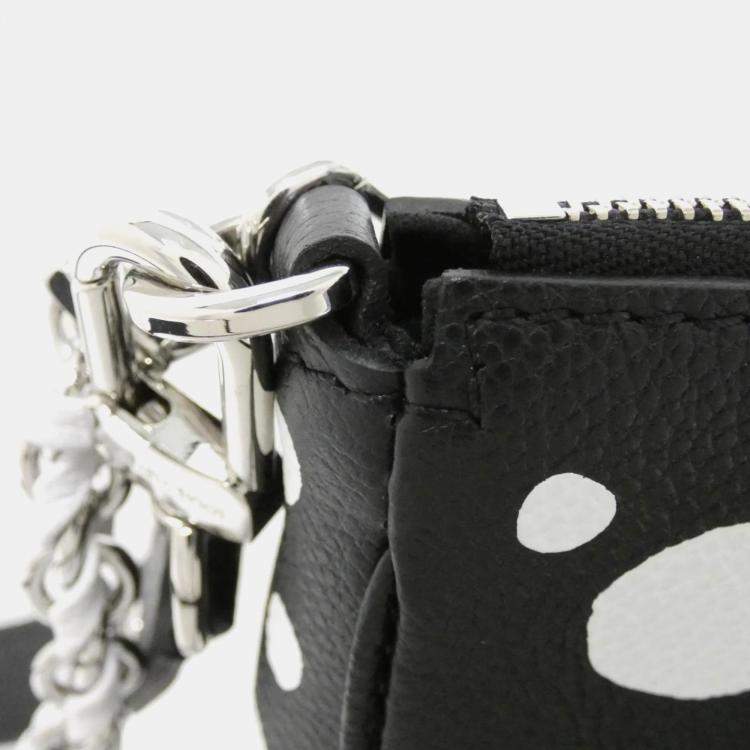 Pre Owned Louis Vuitton Multi Pochette Accessoires Black Monogram Empreinte Leather Shoulder Bag