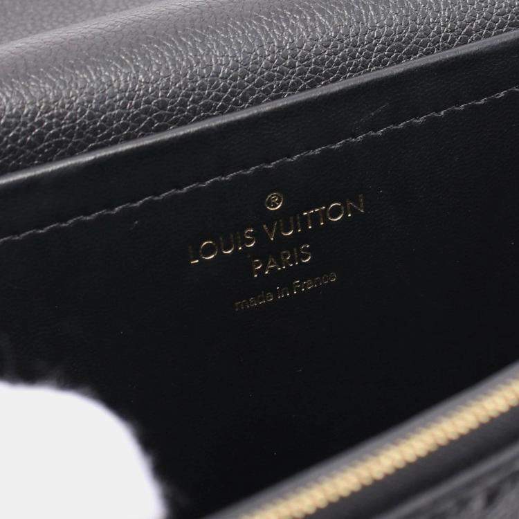 Pre Owned Louis Vuitton Marceau Black Monogram Empreinte Leather Shoulder Bag