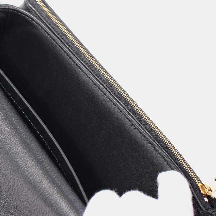 Pre Owned Louis Vuitton Marceau Black Monogram Empreinte Leather Shoulder Bag