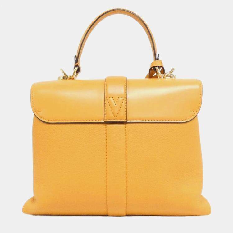 Pre Owned Louis Vuitton Rose des Vents Leather Handbag
