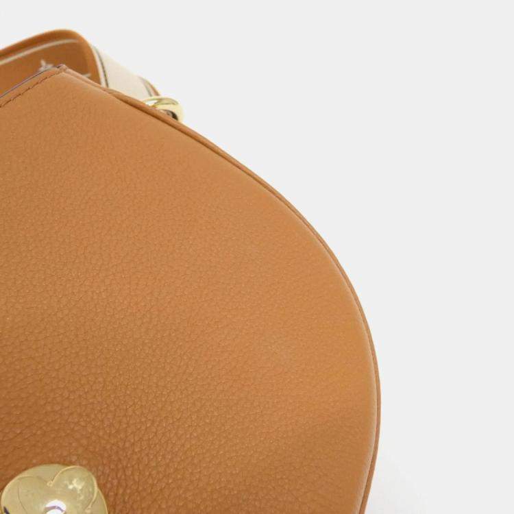 Pre Owned Louis Vuitton Pont Neuf Soft MM Sienne Leather Shoulder Bag