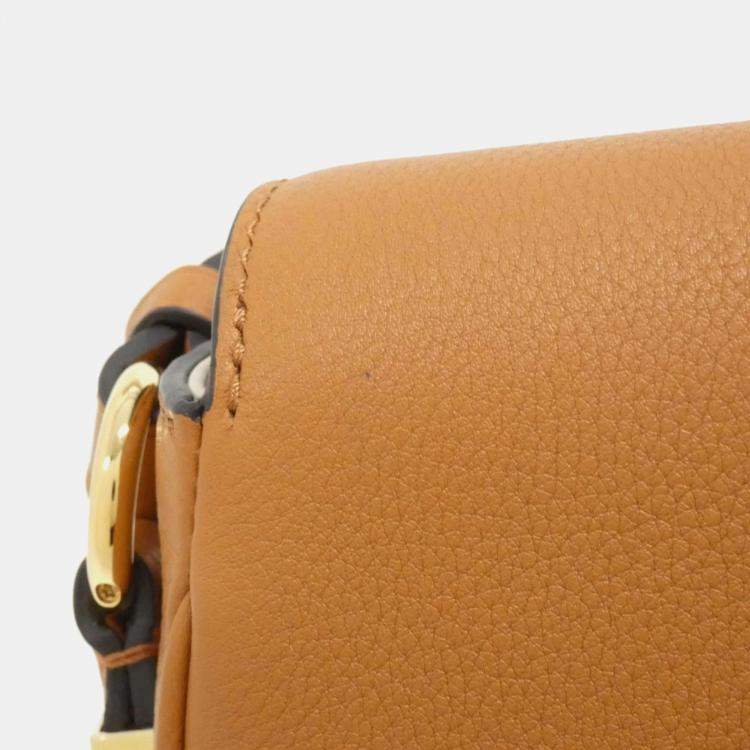 Pre Owned Louis Vuitton Pont Neuf Soft MM Sienne Leather Shoulder Bag