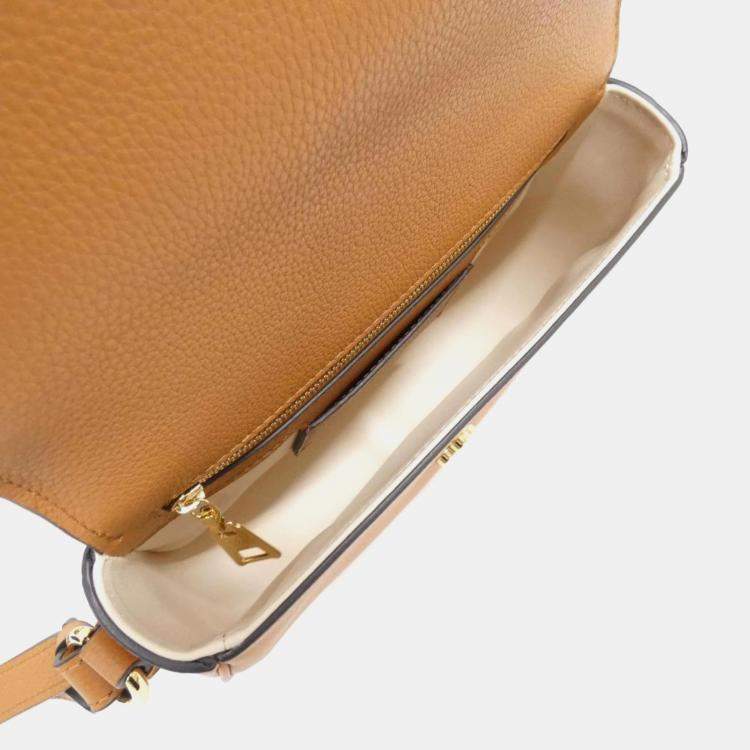 Pre Owned Louis Vuitton Pont Neuf Soft MM Sienne Leather Shoulder Bag
