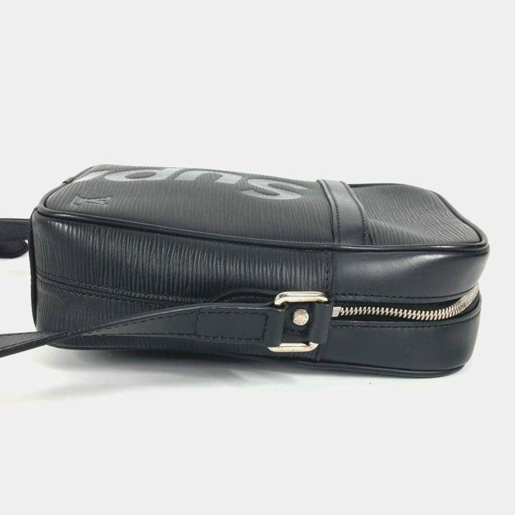 Pre Owned Louis Vuitton Danube Black Epi Leather Crossbody Bag