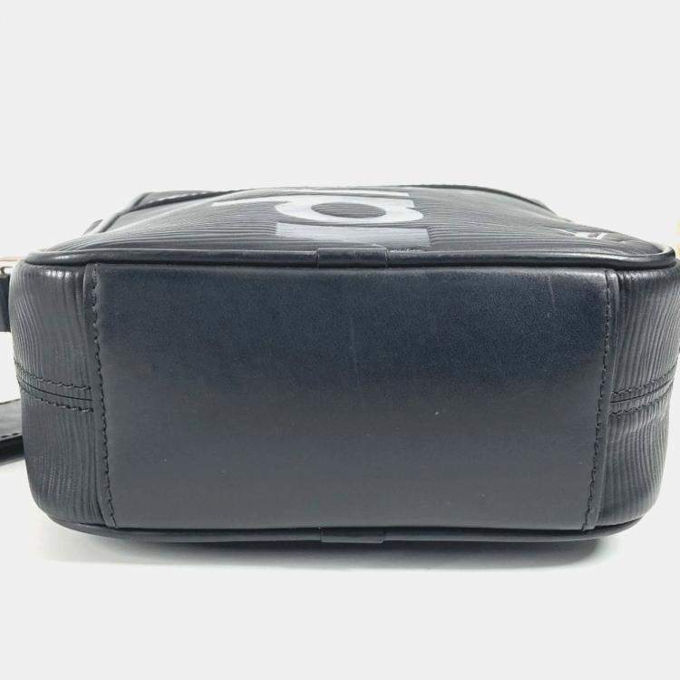 Pre Owned Louis Vuitton Danube Black Epi Leather Crossbody Bag