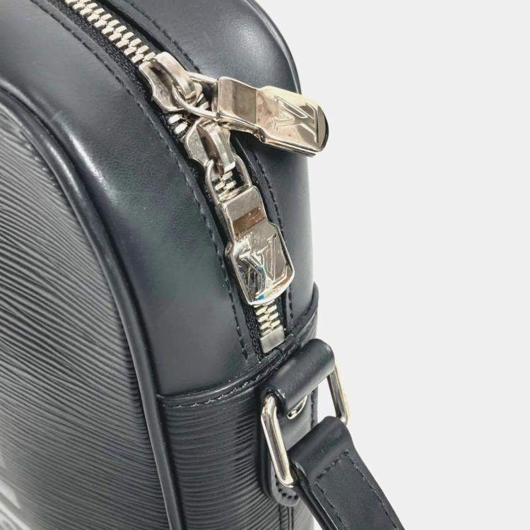Pre Owned Louis Vuitton Danube Black Epi Leather Crossbody Bag