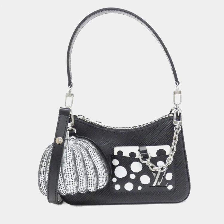 Pre Owned Louis Vuitton Marellini Black Epi Leather Shoulder Bag