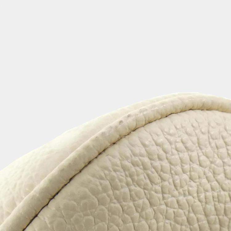 Pre Owned Louis Vuitton Multi Pochette Cream Monogram Empreinte Leather Shoulder Bag