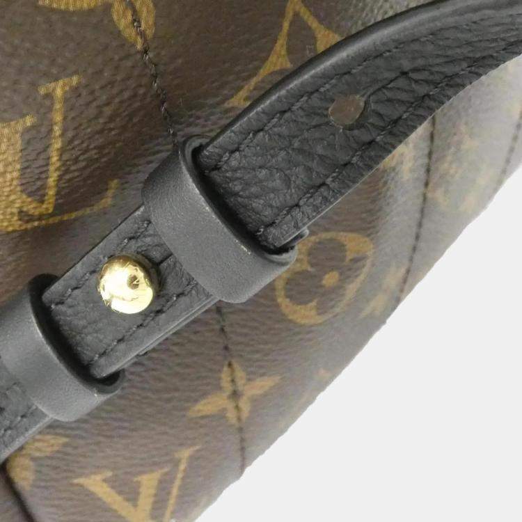 Pre Owned Louis Vuitton Palm Springs MM Brown Monogram Canvas Backpack