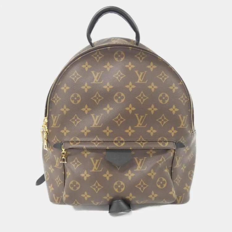 Pre Owned Louis Vuitton Palm Springs MM Brown Monogram Canvas Backpack