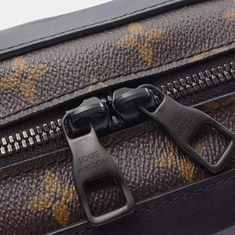 Pre Owned Louis Vuitton Soft Trunk Brown Solar Ray Monogram Canvas Leather Shoulder Bag
