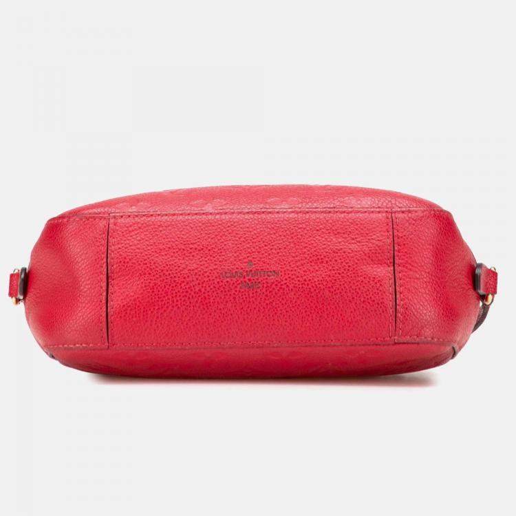 Pre Owned Louis Vuitton Red Monogram Empreinte Saintonge