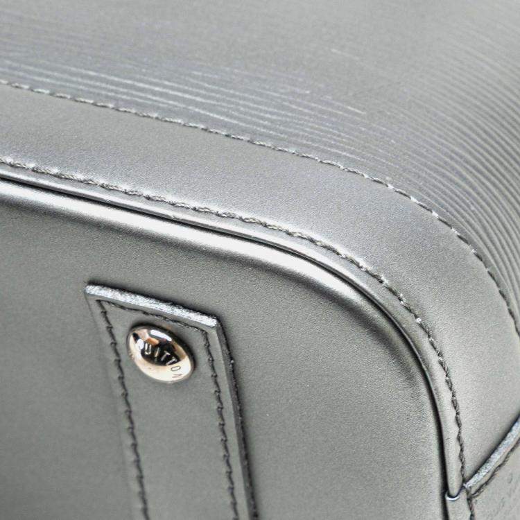 Pre Owned Louis Vuitton Silver Epi Alma BB
