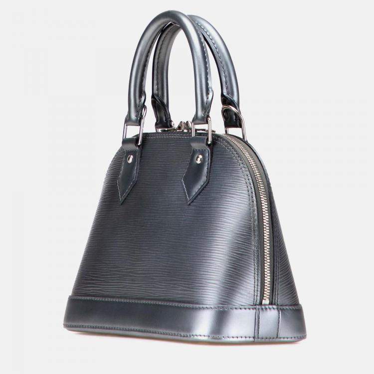 Pre Owned Louis Vuitton Silver Epi Alma BB