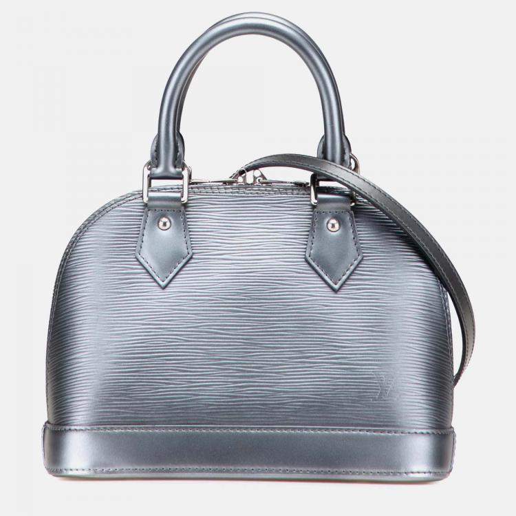 Pre Owned Louis Vuitton Silver Epi Alma BB