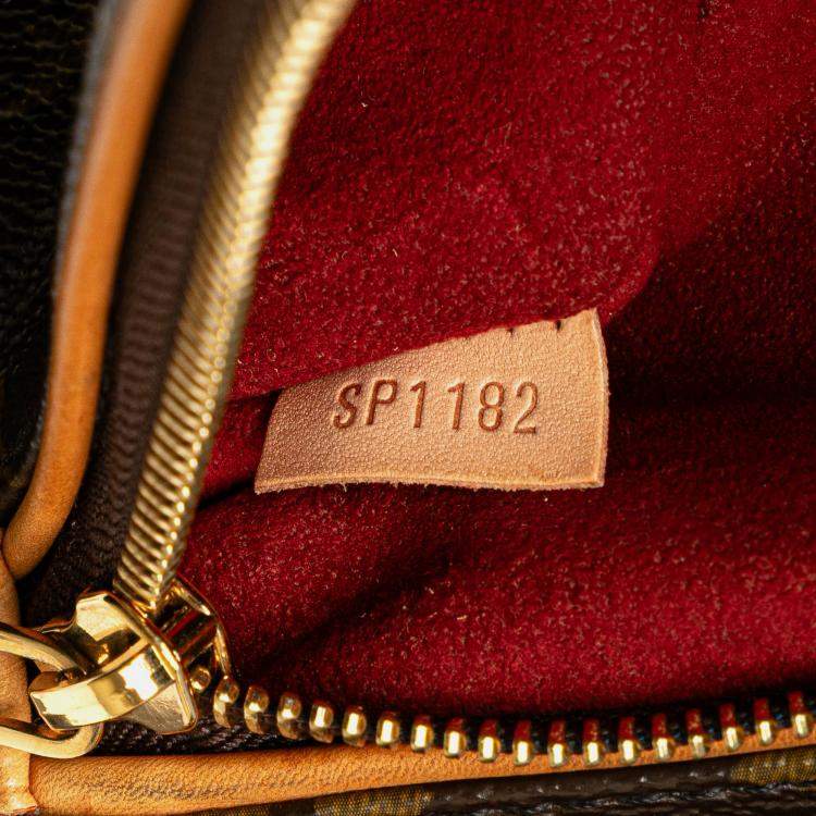 Pre Owned Louis Vuitton Brown Monogram Olympe MM