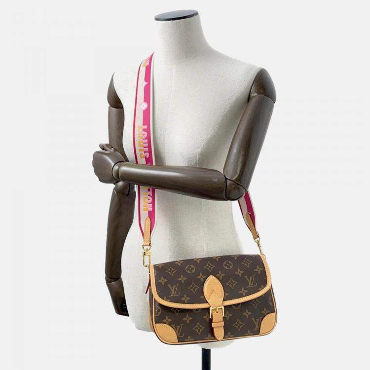 Pre Owned Louis Vuitton Dianu Fuchsia Monogram Size Pm