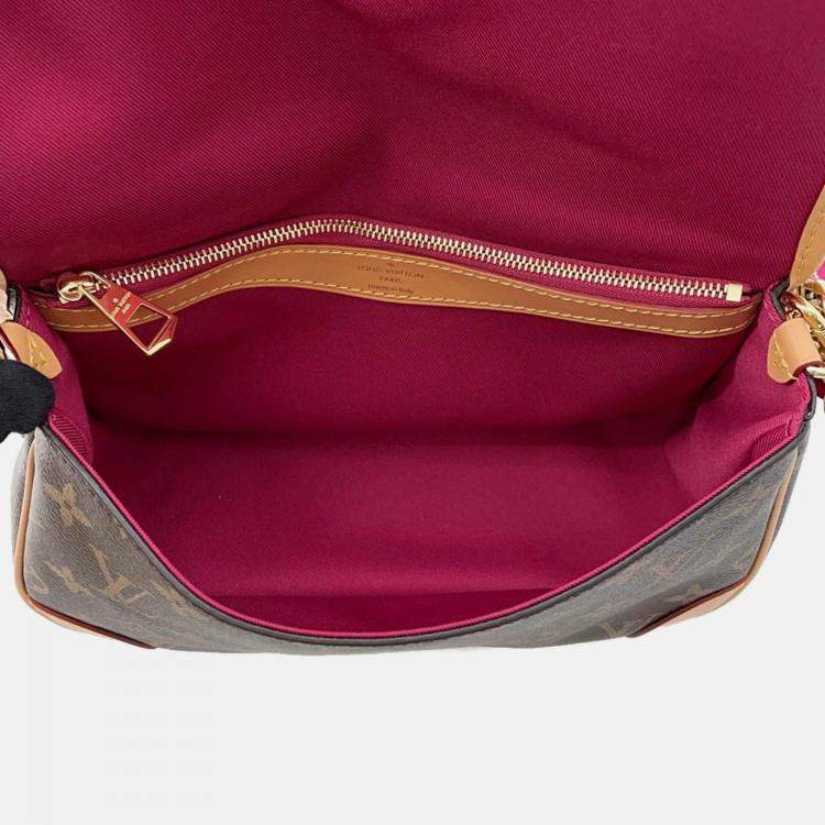 Pre Owned Louis Vuitton Dianu Fuchsia Monogram Size Pm