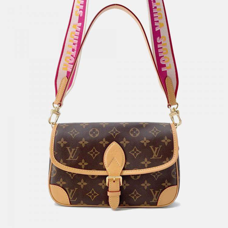 Pre Owned Louis Vuitton Dianu Fuchsia Monogram Size Pm