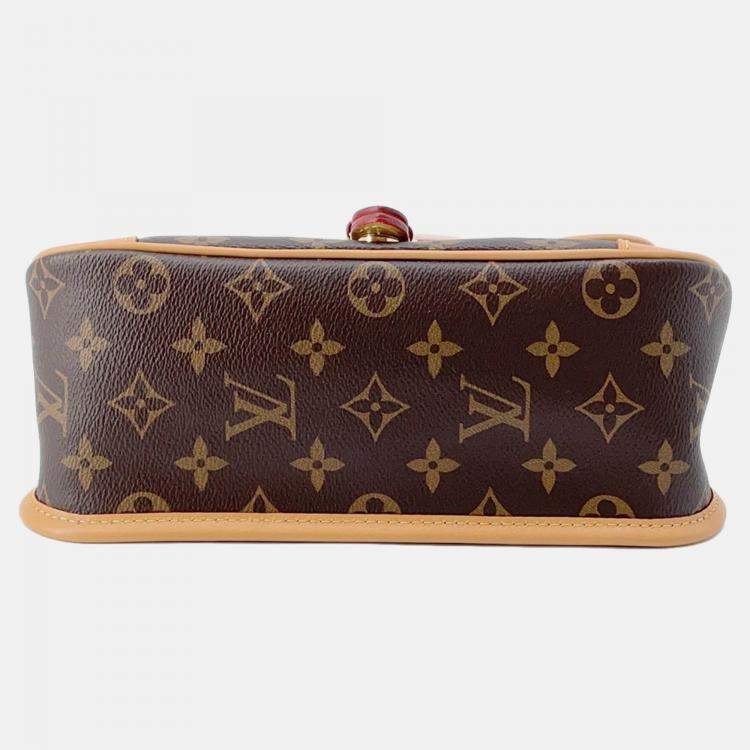 Pre Owned Louis Vuitton Dianu Fuchsia Monogram Size Pm